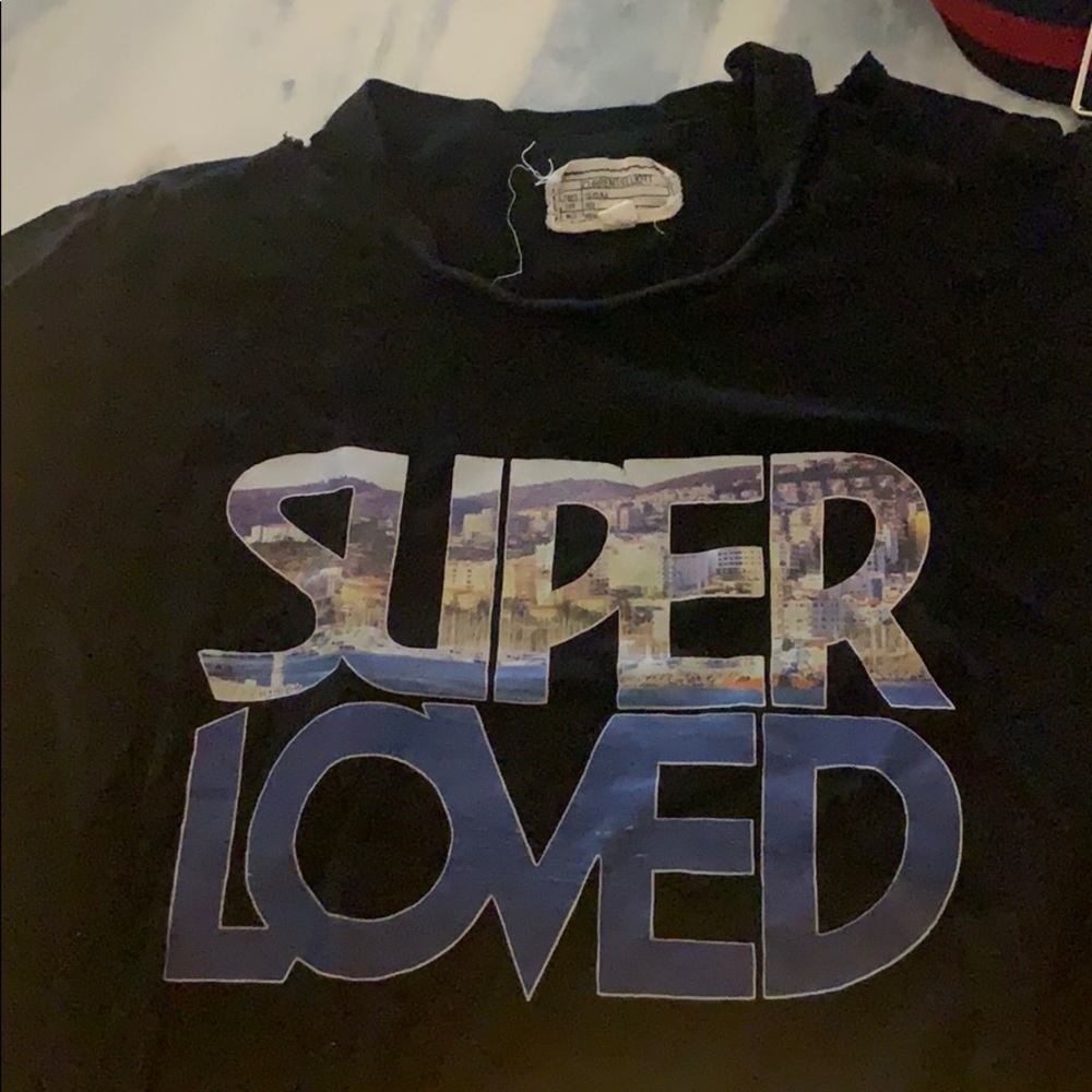 Current Elliott super loved distress tee